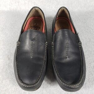 Florsheim Men's Black Leather Loafers Slip On Dress Shoes Size 12 Excellent